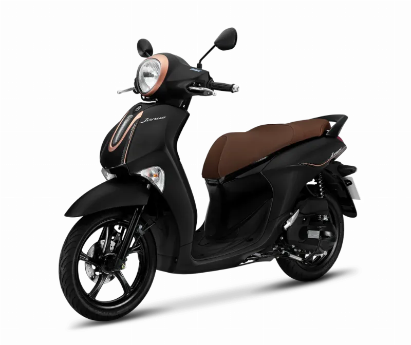 Mô tả chi tiết một cửa hàng bán xe máy 50cc tại Việt Nam với nhiều mẫu xe khác nhau trưng bày